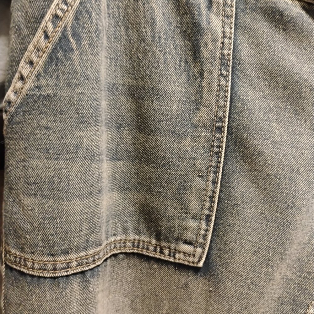 Shein Plus Size Casual Daily Distressed Wide Leg Jeans with Slant Pockets Sz. 1X - Picture 14 of 16